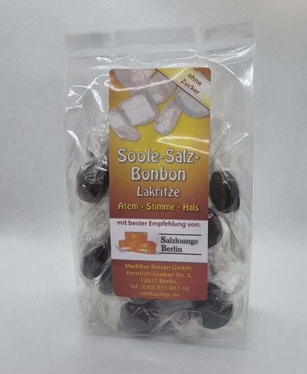 Bio-Salz- Bonbons Lakritze 90g