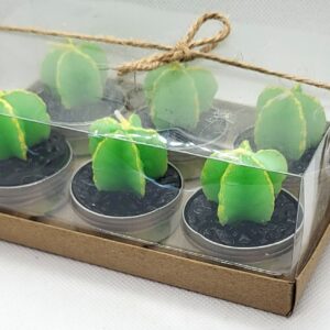 Teelichter Kaktus 6er Box